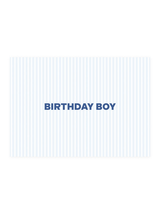 Postkarte 'BIRTHDAY BOY'