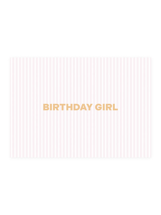 Postkarte 'BIRTHDAY GIRL'