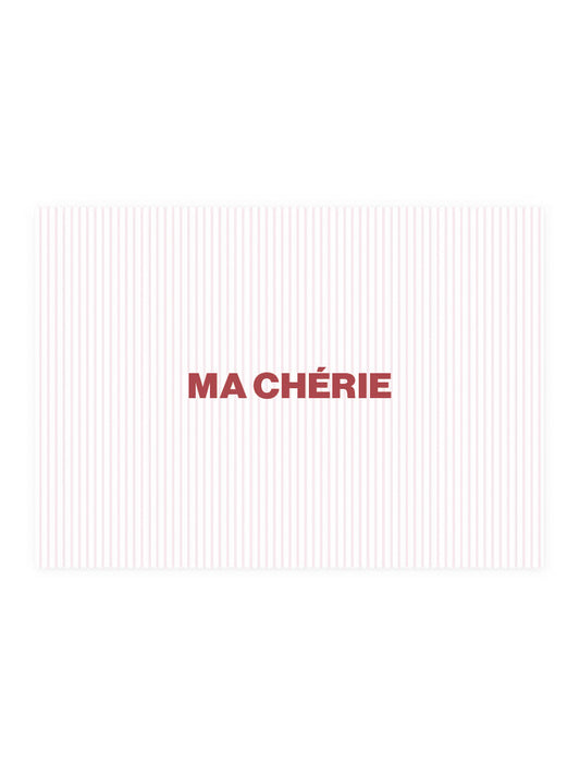 Postkarte 'MA CHÉRIE'